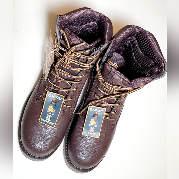 Hi-Tec | Shoes | Mens Hitec Premium Boots With Steel Toe Oil 